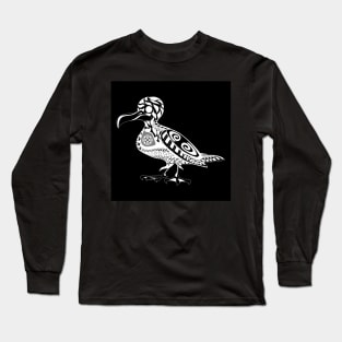 magical seagull gaviota ecopop tribal totonac art Long Sleeve T-Shirt